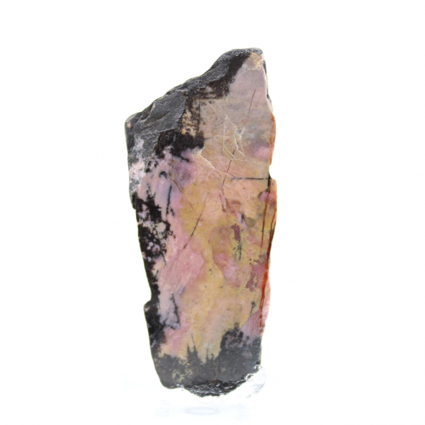 Tranche de Rhodonite pour usage décoratif