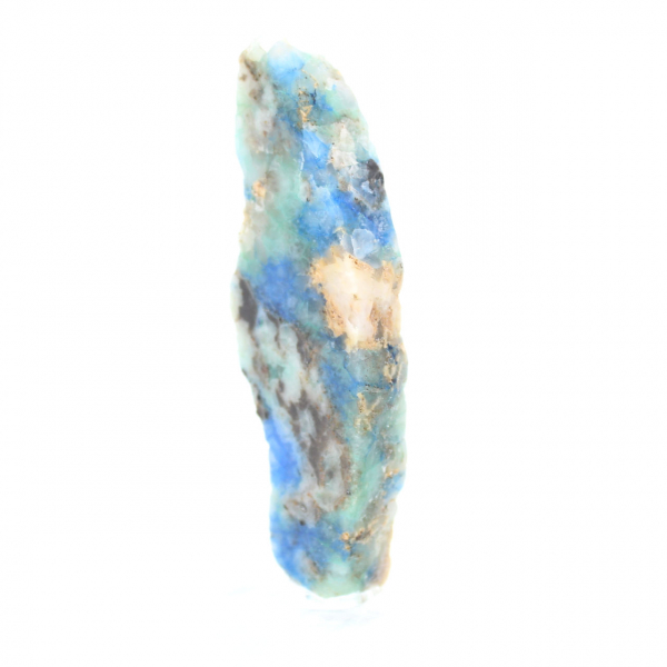 Tranche polie d’Azurite Malachite minéral brut de qualité