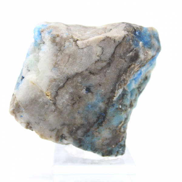 Tranche polie d’Azurite Malachite minéral brut de qualité