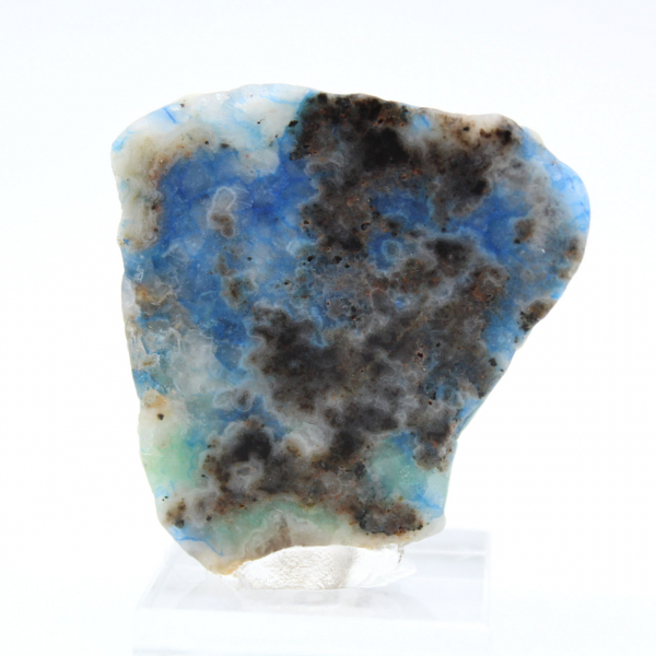 Tranche d’Azurite Malachite pour collection minérale