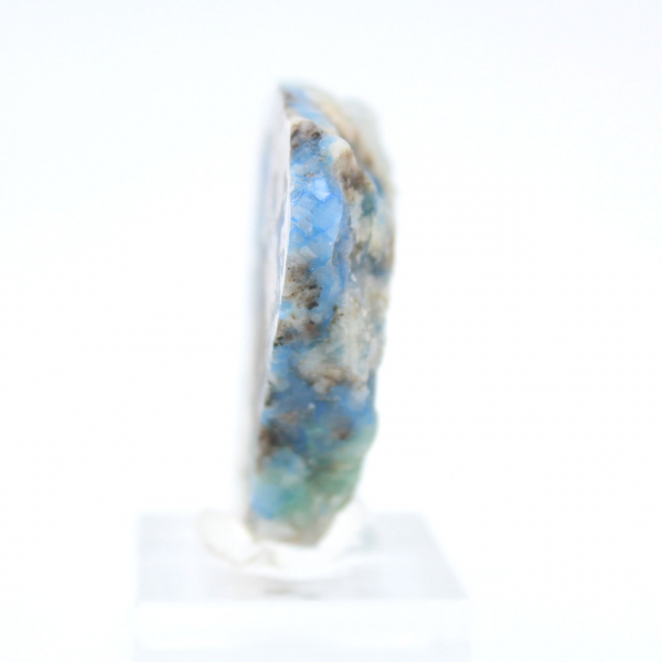 Tranche polie d’Azurite Malachite minéral brut de qualité
