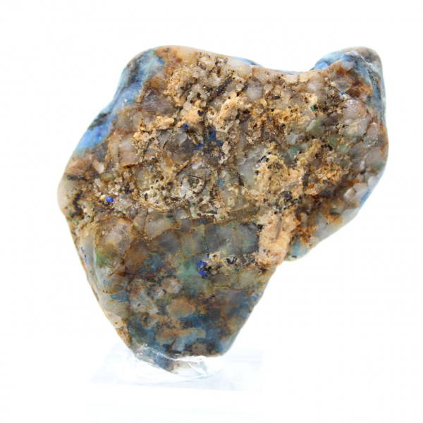 Tranche d’Azurite Malachite pour ornement