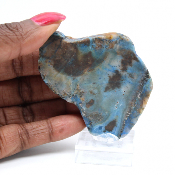 Tranche d’Azurite Malachite pour ornement
