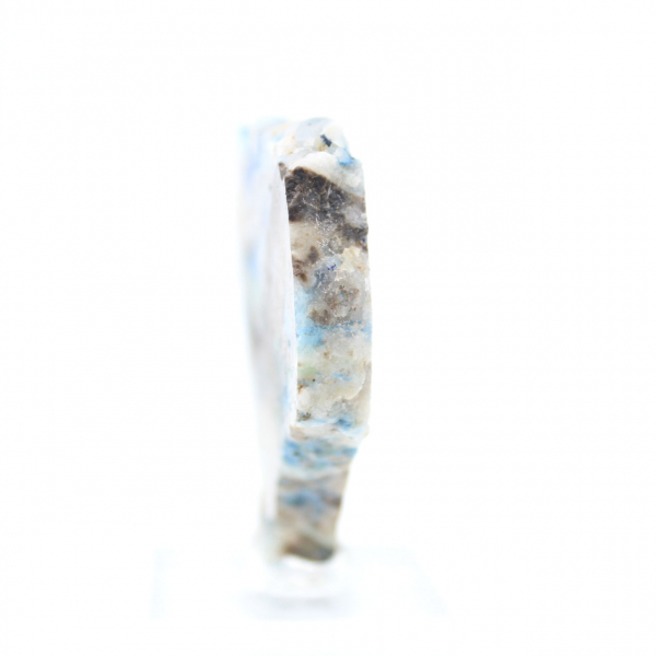 Tranche polie d’Azurite Malachite minéral brut de qualité
