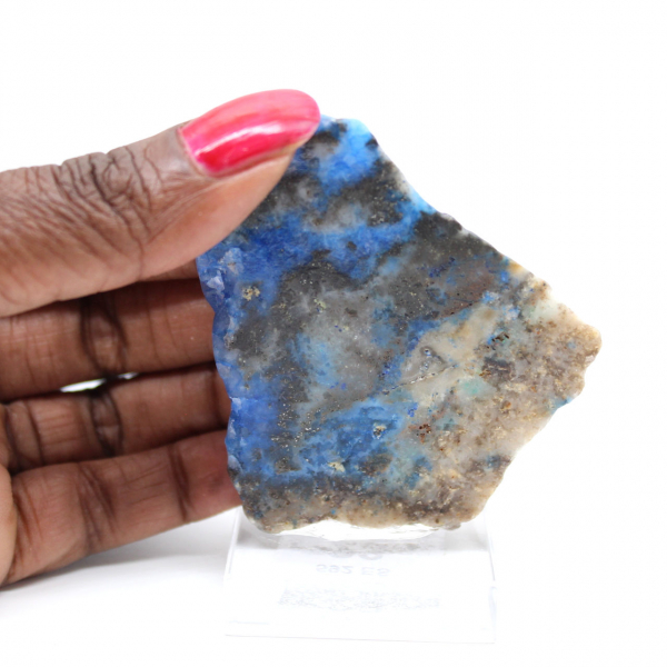 Tranche d’Azurite Malachite pour ornement
