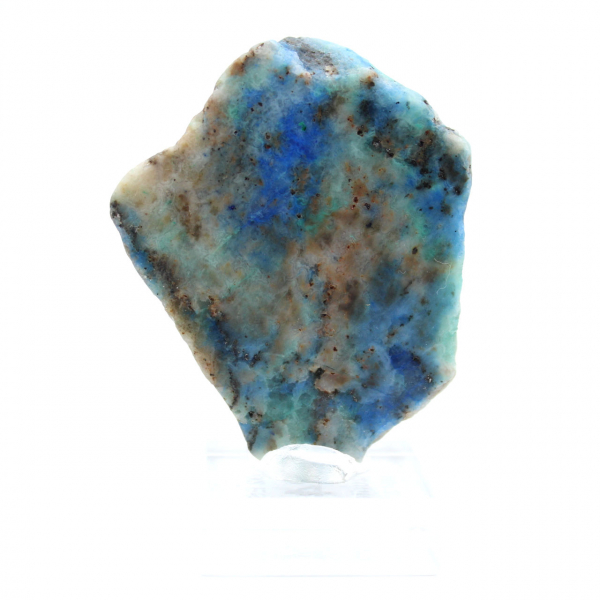 Tranche d’Azurite Malachite pour collection minérale