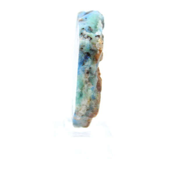 Pierre d’Azurite Malachite en tranche pour collection et création