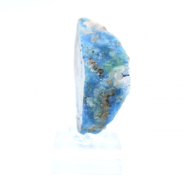 Tranche d’Azurite Malachite pour collection minérale