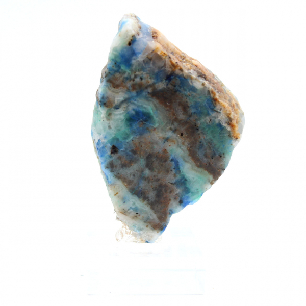 Tranche d’Azurite Malachite pour collection minérale