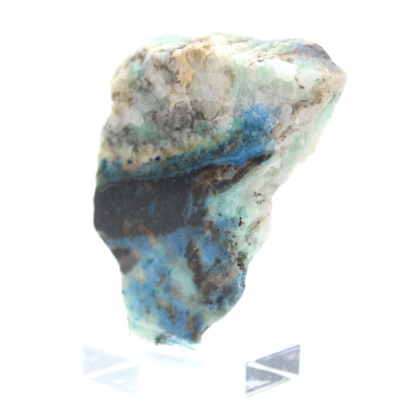Tranche d’Azurite Malachite pour ornement