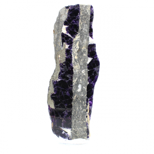 Tranche de Fluorite et Pyrite pour collection minérale