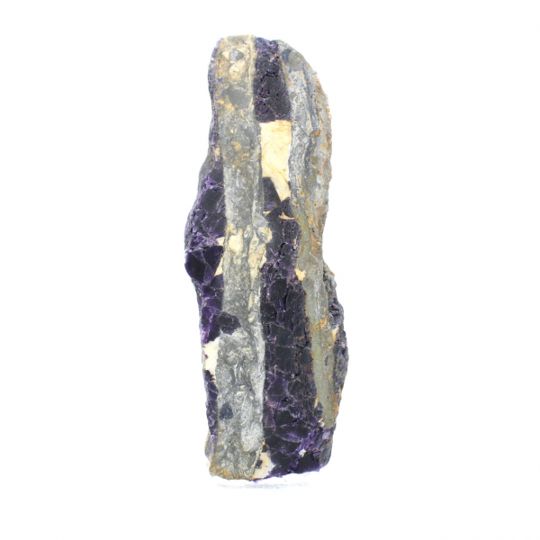 Tranche de Fluorite et Pyrite pour collection minérale