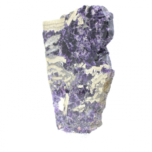 Tranche de Fluorite Pyrite authentique pour décoration