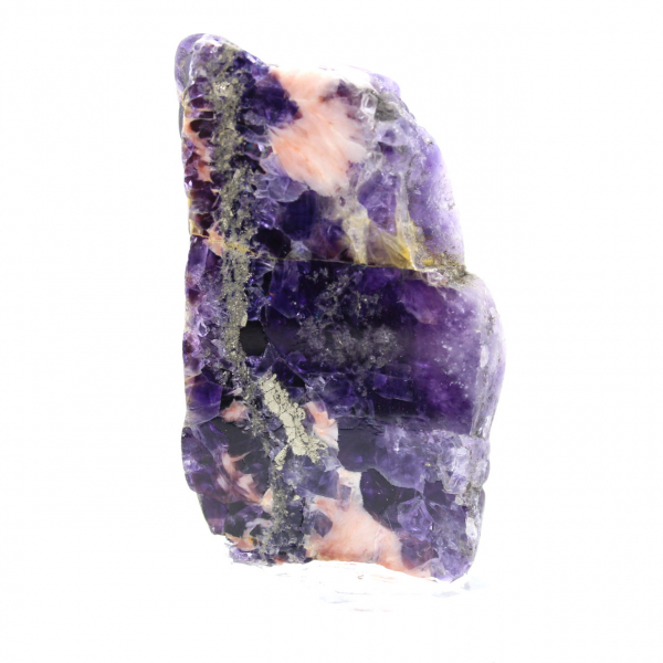 Pierre de Fluorite Pyrite minéral brut pour collection