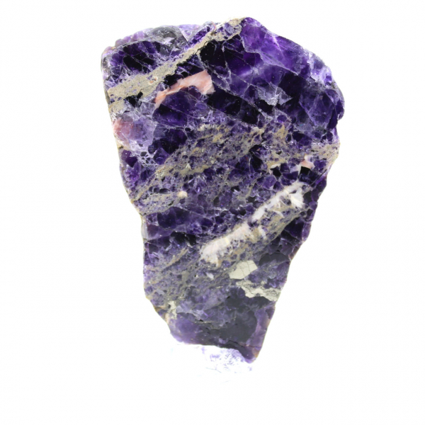 Tranche de Fluorite et Pyrite pour collection minérale