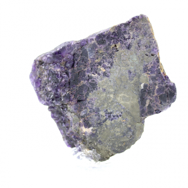 Pierre de Fluorite Pyrite naturelle minéral unique