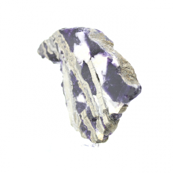 Tranche de Fluorite Pyrite authentique pour décoration