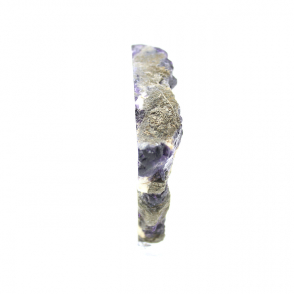 Tranche de Fluorite Pyrite authentique pour décoration