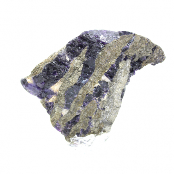 Tranche de Fluorite Pyrite authentique pour décoration
