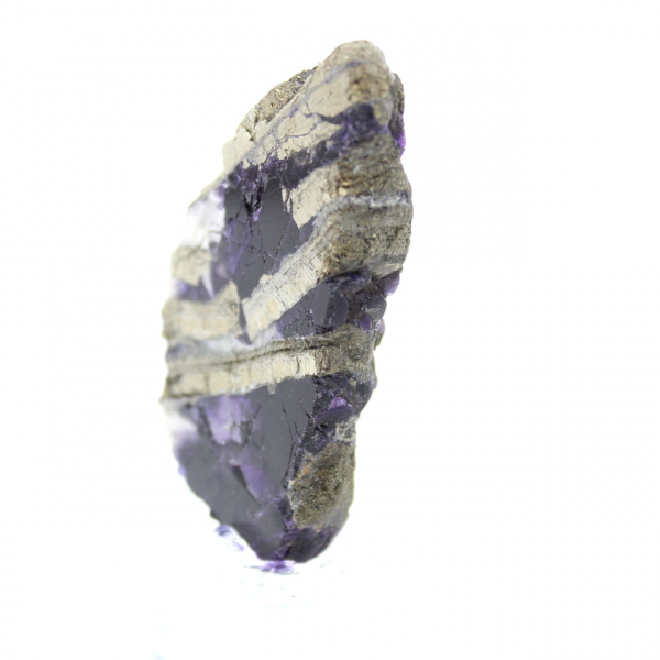 Pierre de Fluorite Pyrite naturelle minéral unique