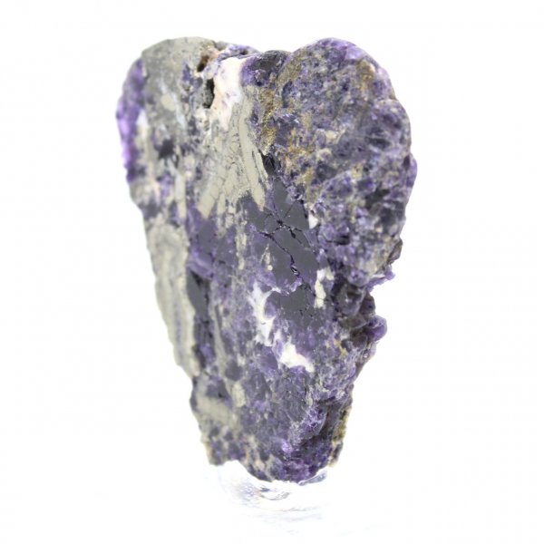 Tranche Fluorite Pyrite naturelle idéale pour collection