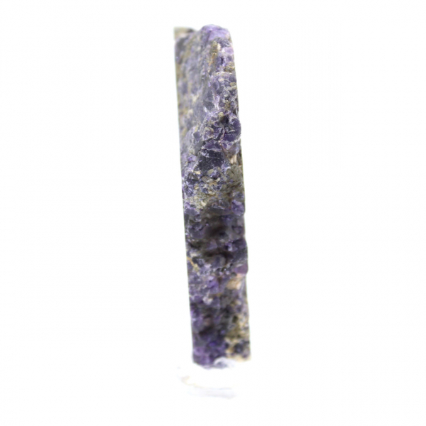 Tranche Fluorite Pyrite naturelle idéale pour collection