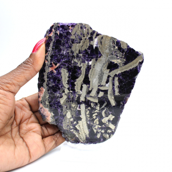 Pierre de Fluorite Pyrite minéral brut pour collection