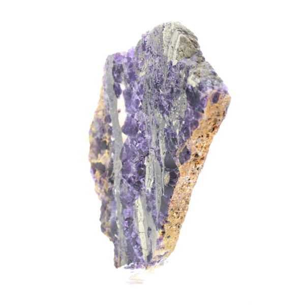Tranche de Fluorite et Pyrite pour collection minérale