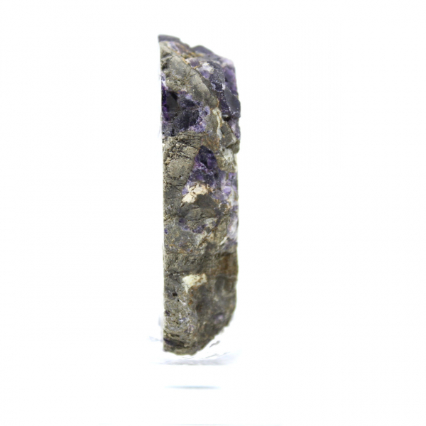 Pierre de Fluorite Pyrite naturelle minéral unique