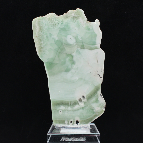 Tranche d’Aragonite verte naturelle pour décoration