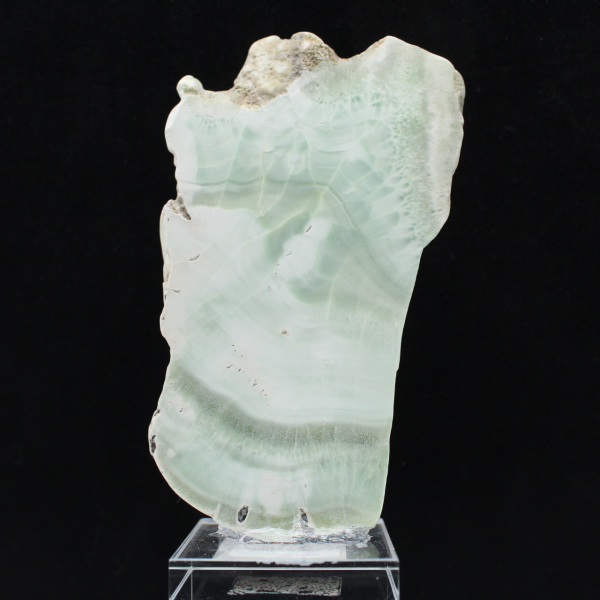 Tranche d’Aragonite verte naturelle pour décoration