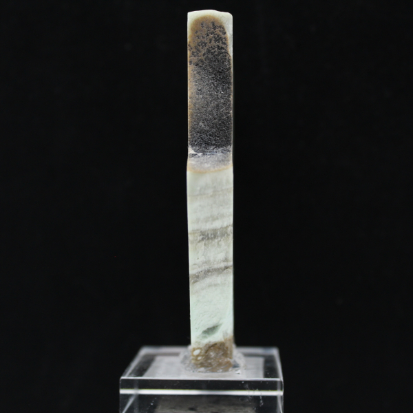 Tranche d’Aragonite verte pour collection de minéraux