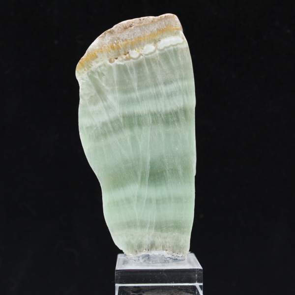 Pierre d’Aragonite verte idéale pour collection