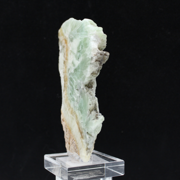 Tranche d’Aragonite verte pour collection de minéraux