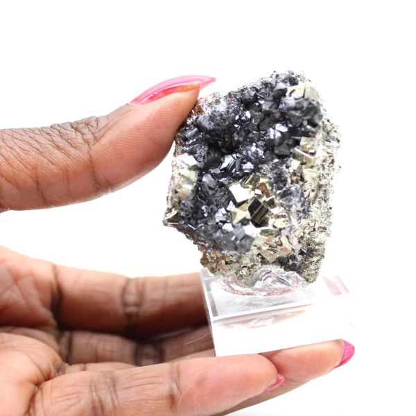 Échantillon Minéral Pyrite Sphalérite