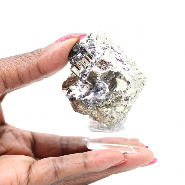 Minéral de Collection Sphalérite et Pyrite Minéral de Collection Sphalérite et Pyrite