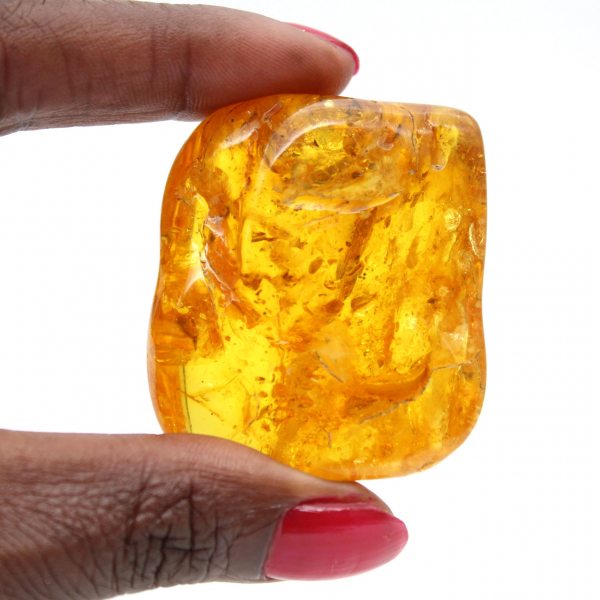 Ambre jaune véritable de Lituanie – Objet Galet Naturel