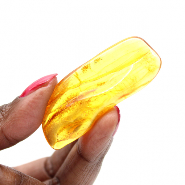 Mini Galet Ambre jaune – Pierre Naturelle de la Baltique