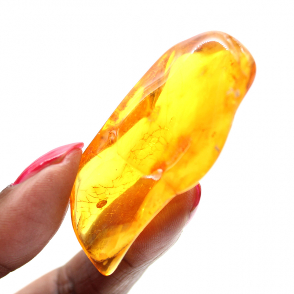 Objet Ambre jaune Lituanie – Galet naturel et authentique