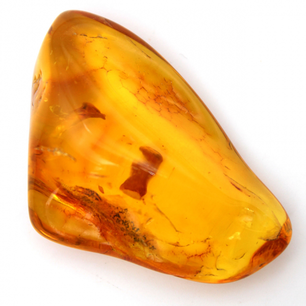 Ambre jaune de la Baltique – Galet poli, Objet de Déco