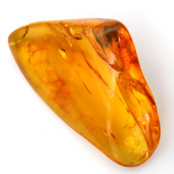 Ambre jaune de la Baltique – Galet poli, Objet de Déco