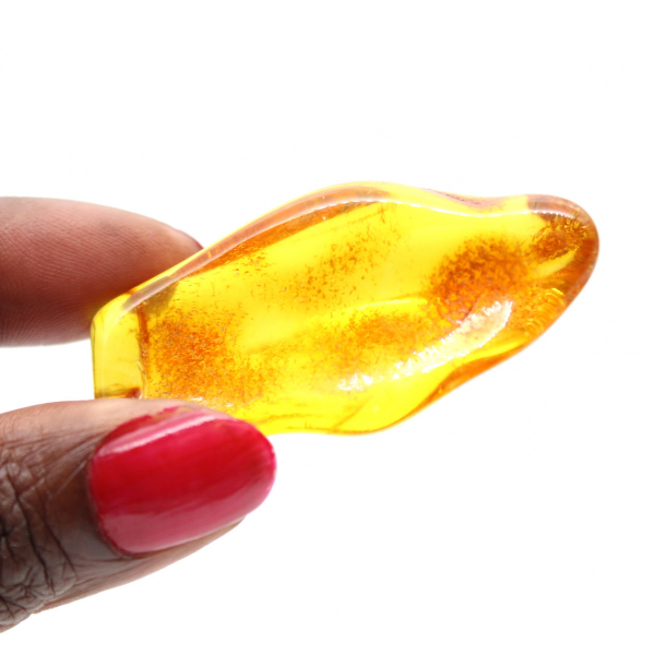 Ambre jaune de la Baltique – Galet authentique pour Décoration