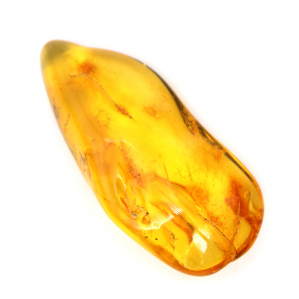 Ambre Jaune de Lituanie – Galet naturel, Spécimen Collection