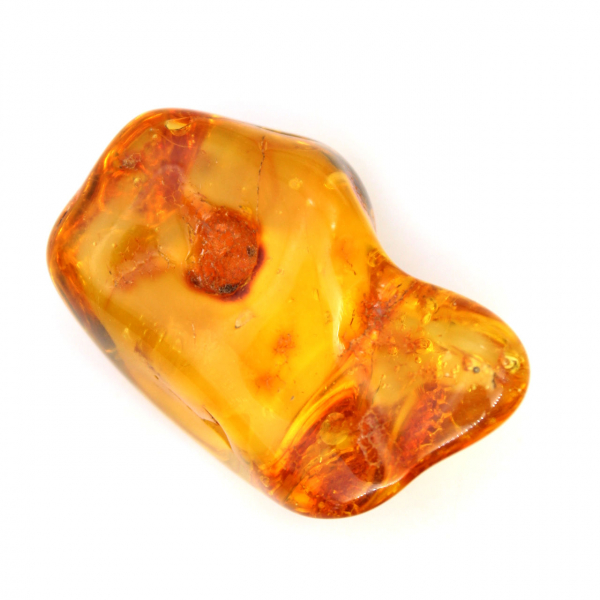 Petit Galet Ambre jaune – Objet de Collection fossile