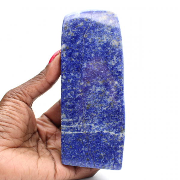 Pierre polie lapis-lazuli bleu d’Afghanistan