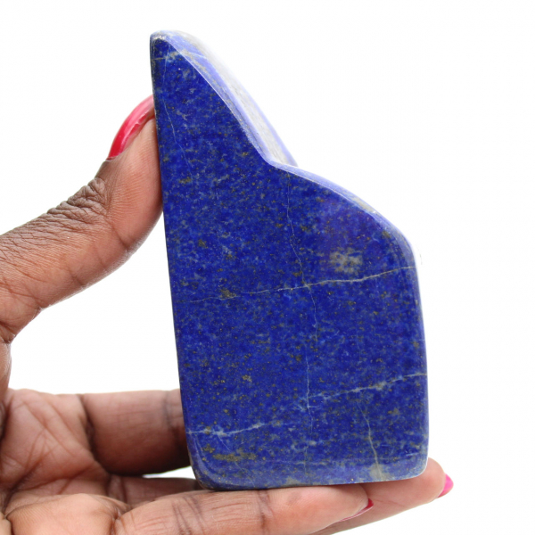 Ornement lapis-lazuli bleu poli Afghanistan