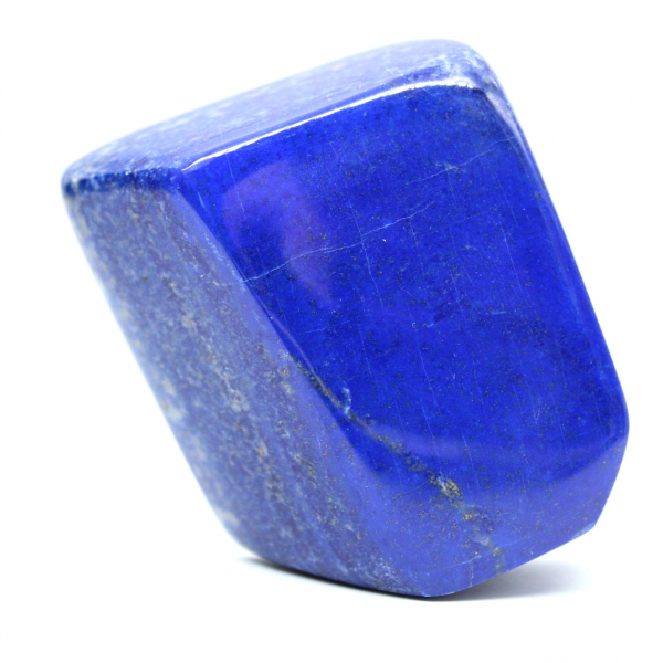 Pierre polie en lapis-lazuli décorative