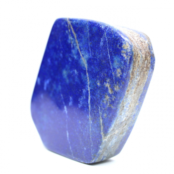 Bloc décoratif lapis-lazuli poli origine Afghanistan