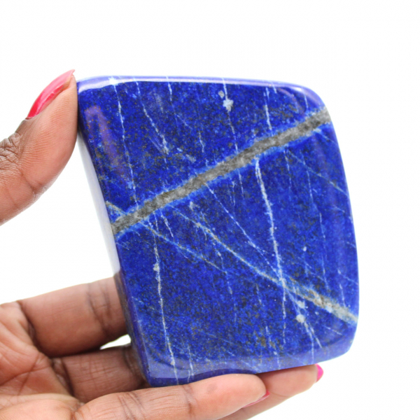 Pierre de collection lapis-lazuli poli Afghanistan