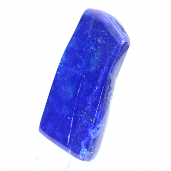 Bloc poli lapis-lazuli bleu Afghanistan